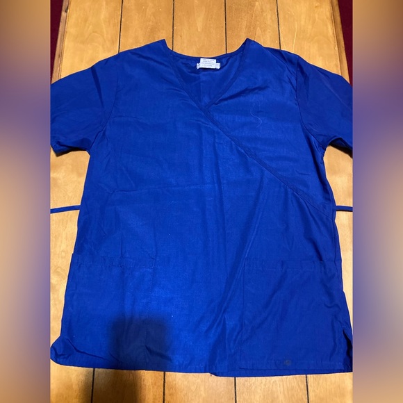 Ladies Size Medium Natural Uniforms Blue Scrub Outfit - Picture 2 of 16